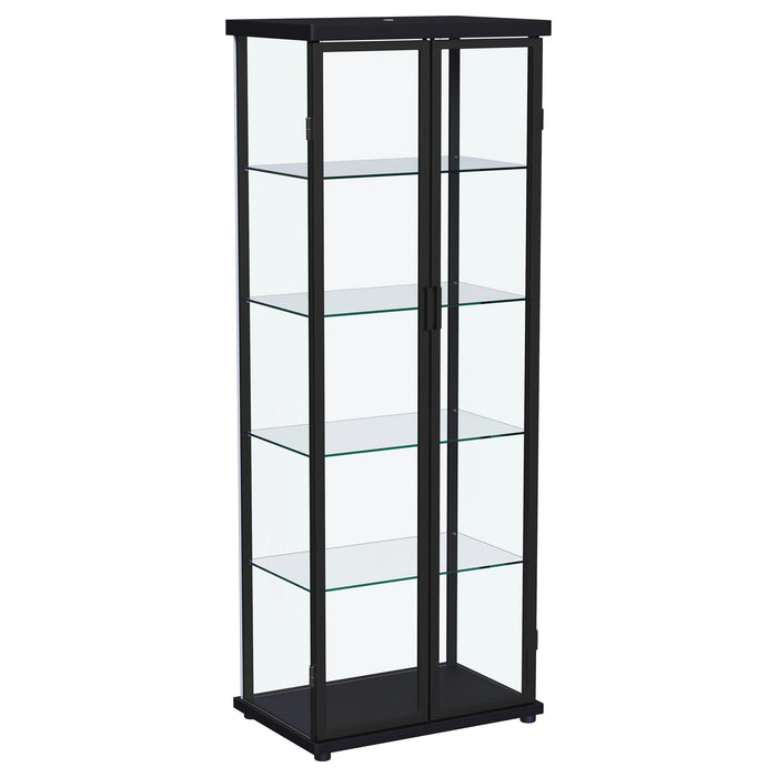 Aero Curio Cabinet with LED Lighting