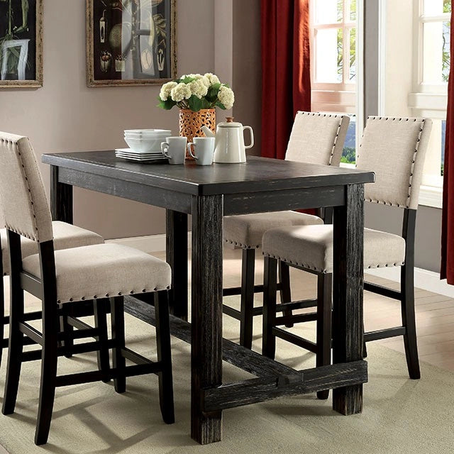 Sania 4 Pc Counter Ht Table Set with Bench