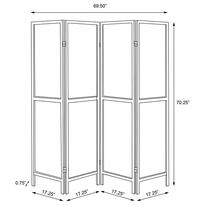 Mattison Four-Panel Room Divider