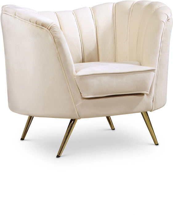 Margo Cream Velvet Chair
