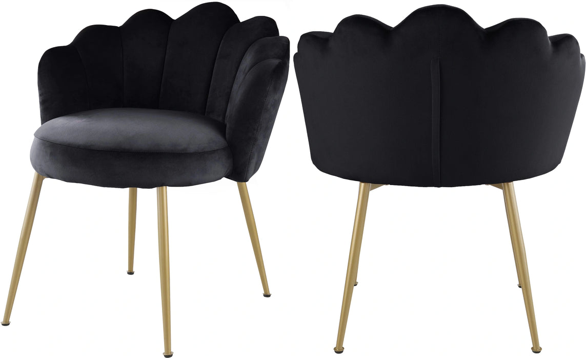 Claire Black Velvet Dining Chair