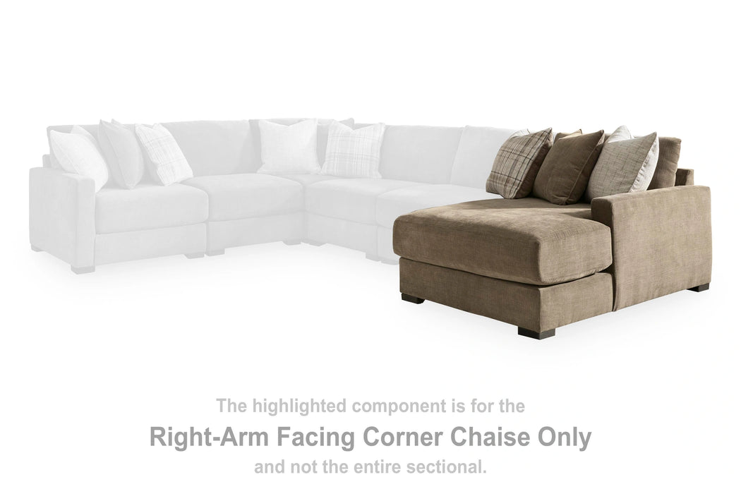 Camellia-Court Double Chaise Sectional