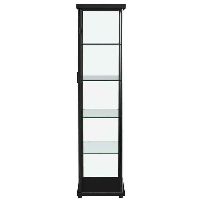 Aero Curio Cabinet with LED Lighting