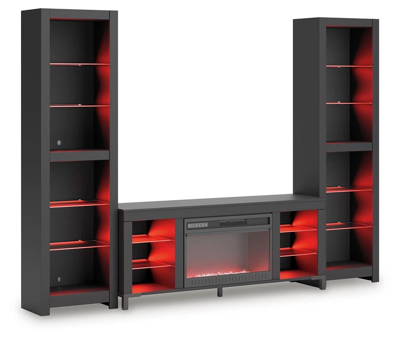 Cayberry Entertainment Center with Electric Fireplace