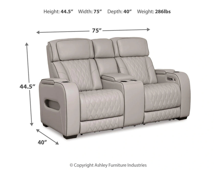 Boyington Power Reclining Sofa, Loveseat and Recliner