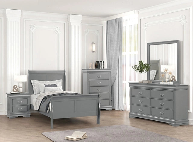 Twin Bed Louis Philippe