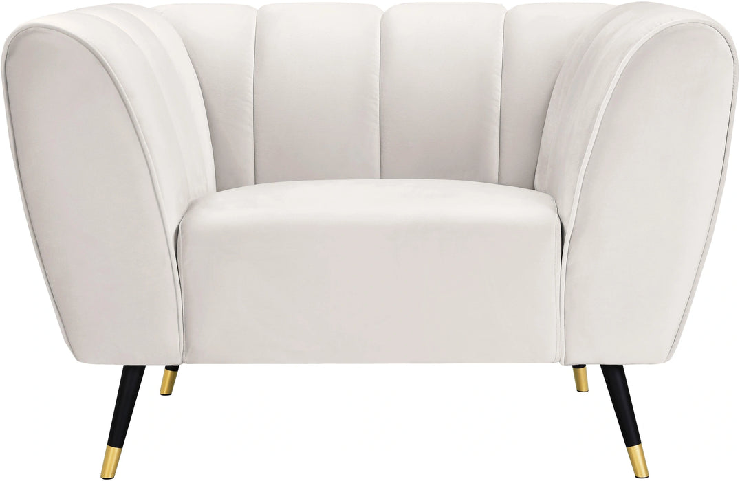 Beaumont Cream Velvet Chair