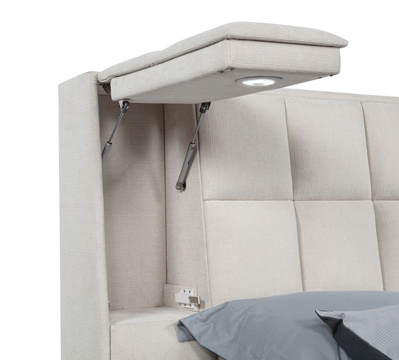 Dreux Panel Platform Bed