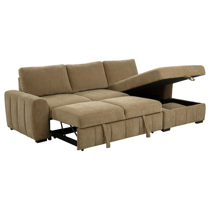Pastrana Pull-Out Sleeper Sectional Sofa
