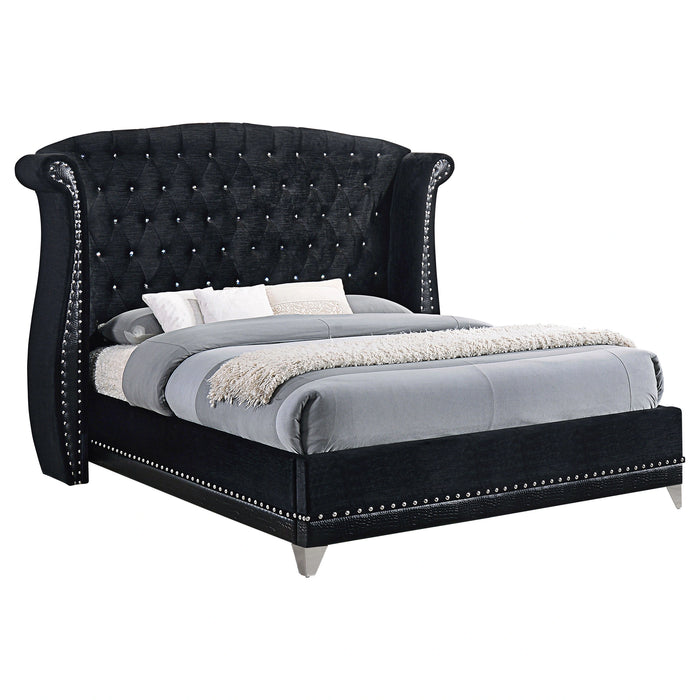 Barzini Wingback Platform Bed
