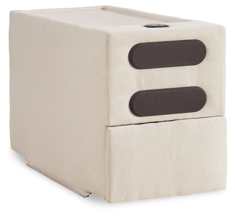Modmax Balanced Sectional with Audio and Storage Consoles