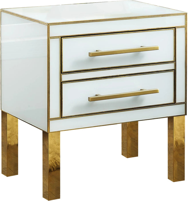 Gigi White Side Table
