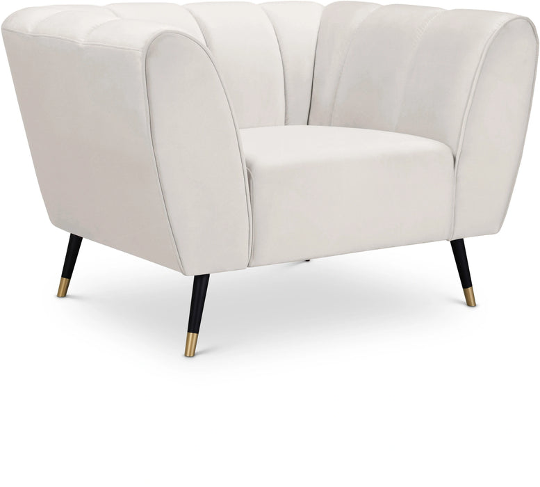 Beaumont Cream Velvet Chair