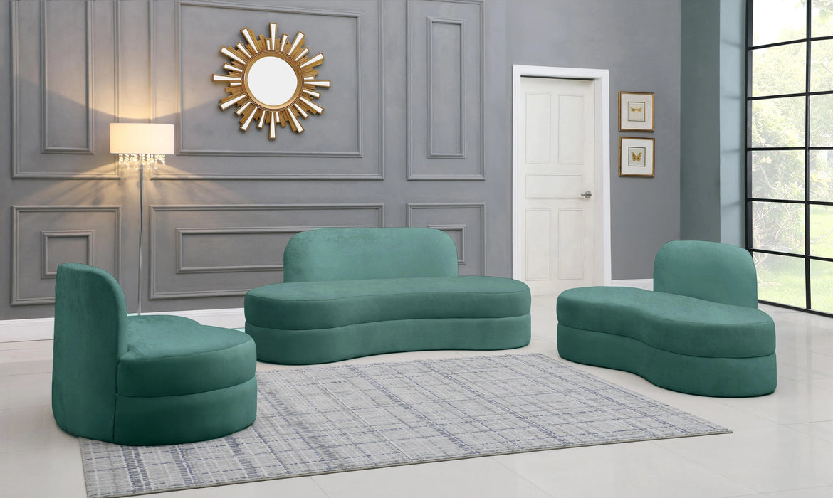 Mitzy Mint Velvet Chair