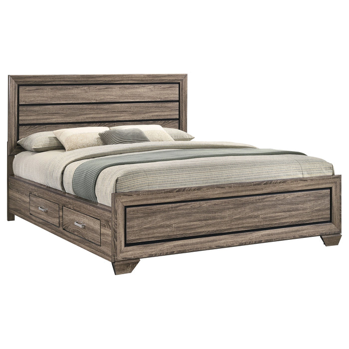 Kauffman Panel Platform Storage Bed