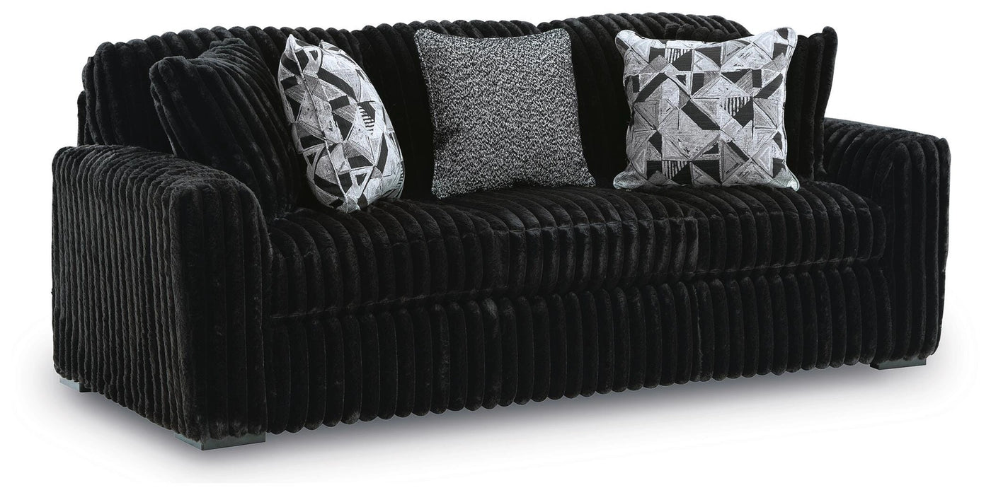 Midnight-Madness Sofa - Onyx