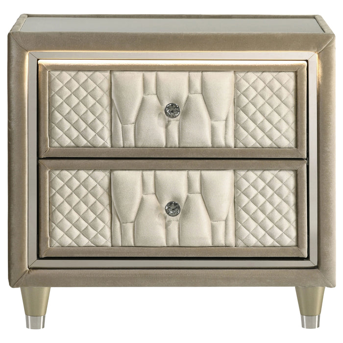 Lorient Nightstand with LED Lighting