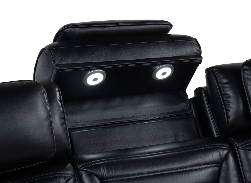 Zuma Dual Power Reclining Loveseat