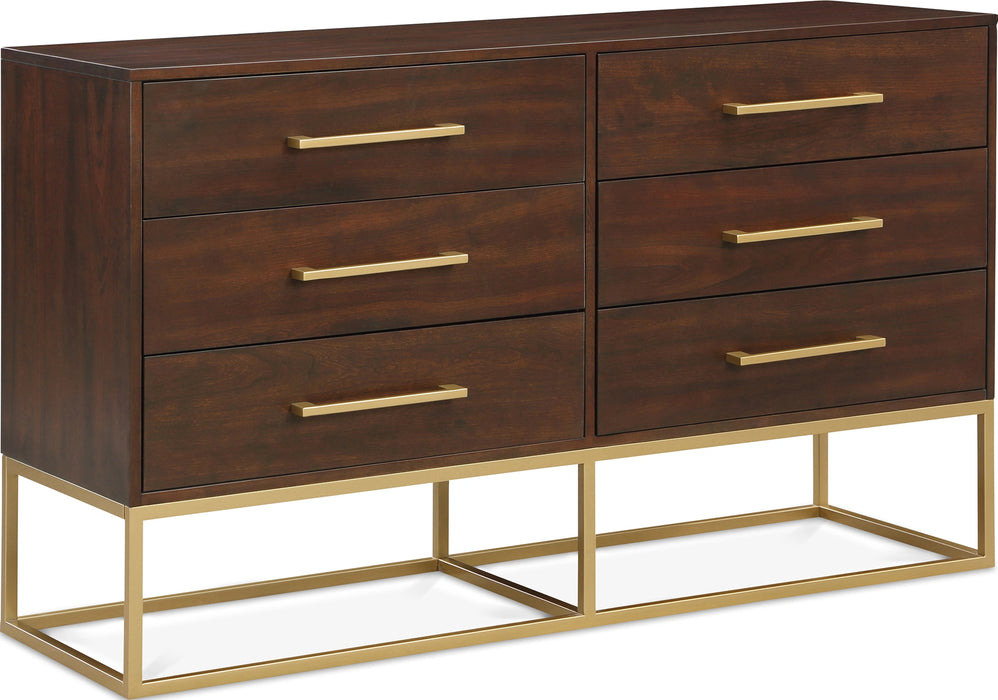 Maxine Cherry / Gold Dresser