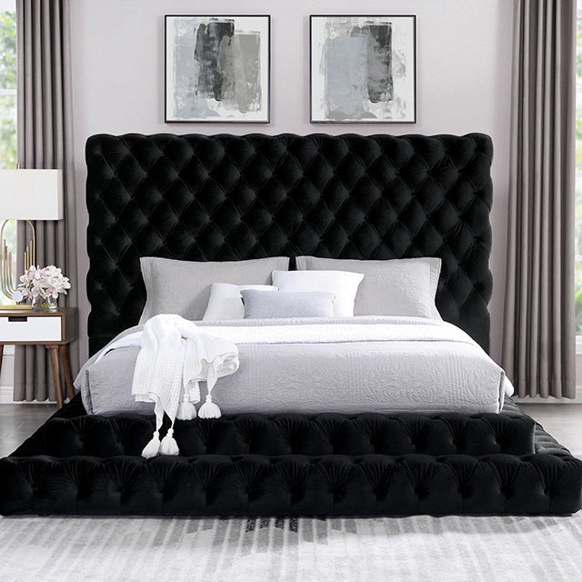 Stefania Bed Grey & Queen