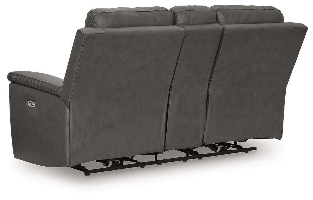 Bleckley Power Reclining Loveseat with Console