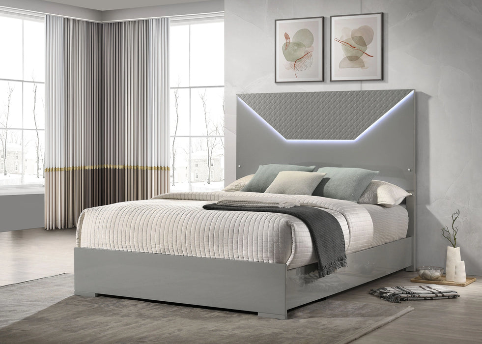 Ives Panel Bed with LED Lighting