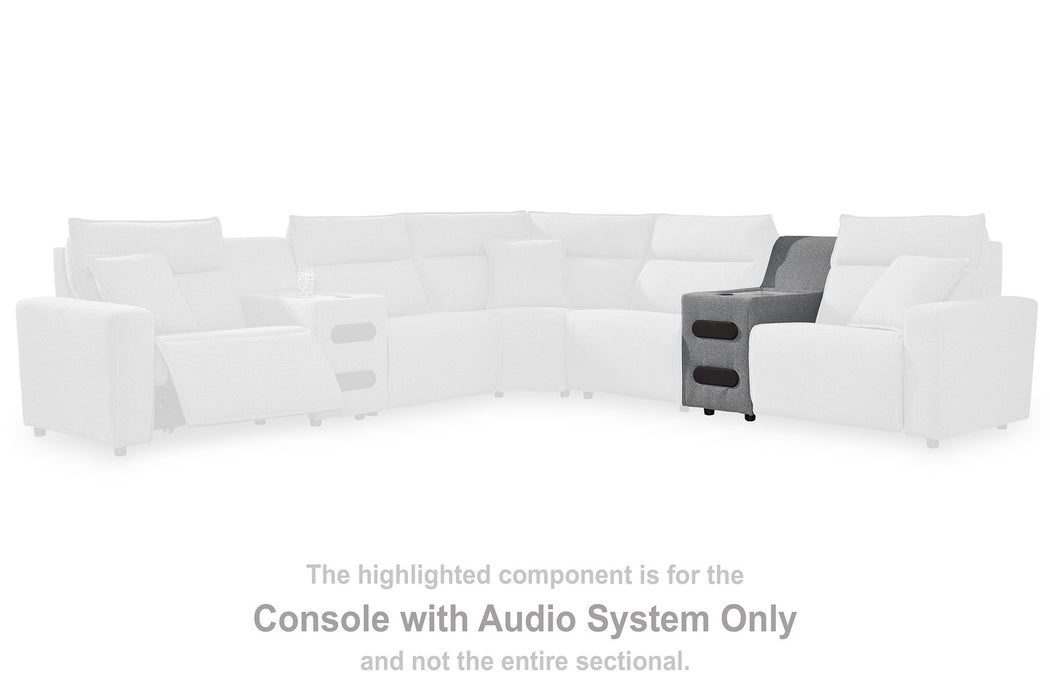 Modmax Reclining Sectional with Audio Console