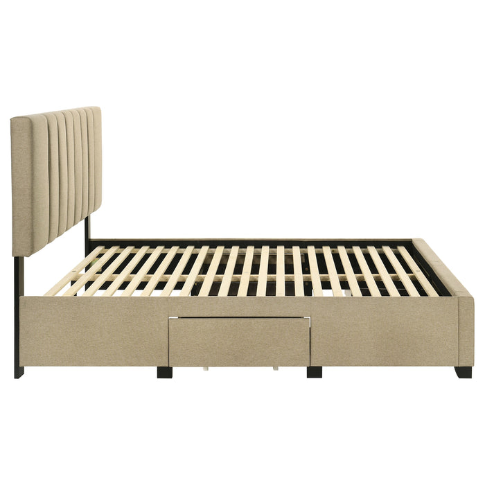 Wheatland Panel Platform Storage Bed