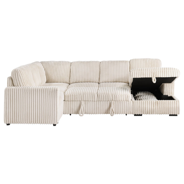 Devonshire Pull-Out Sleeper Sectional Sofa