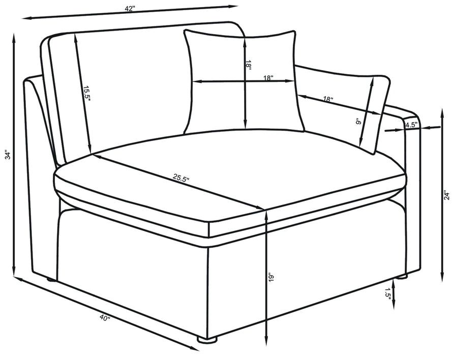 Hobson Corner Chair Sectionals