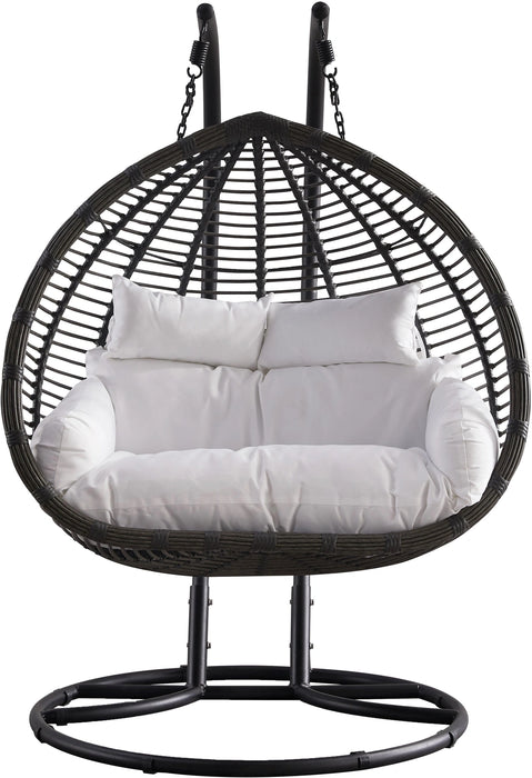 Tarzan Dark Grey Outdoor Patio Double Swing Chair