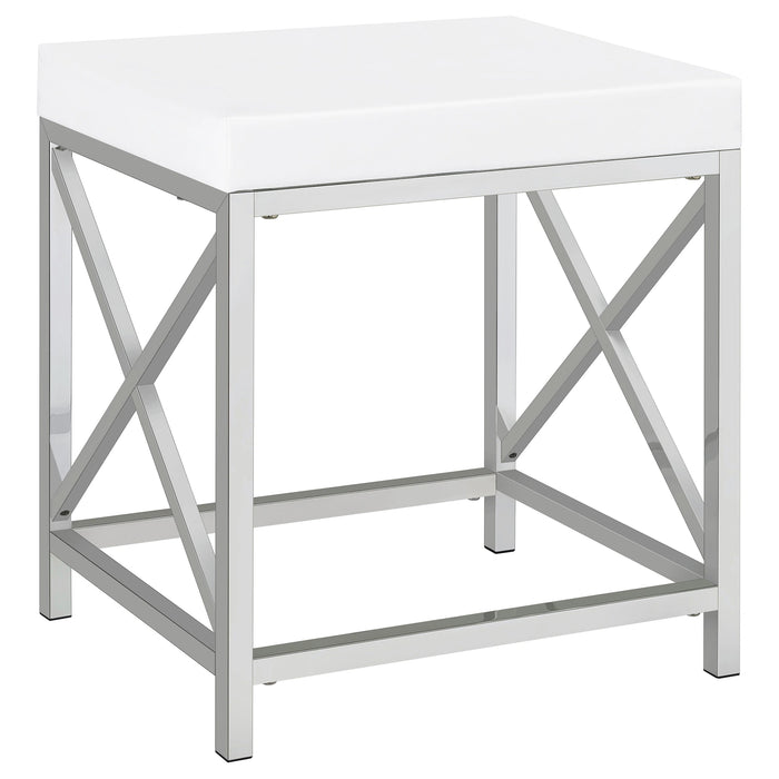 Eliza Makeup Vanity Table with LED Mirror and Stool