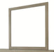 Crown Mark Furniture Jaylen Dresser Mirror in Gray image