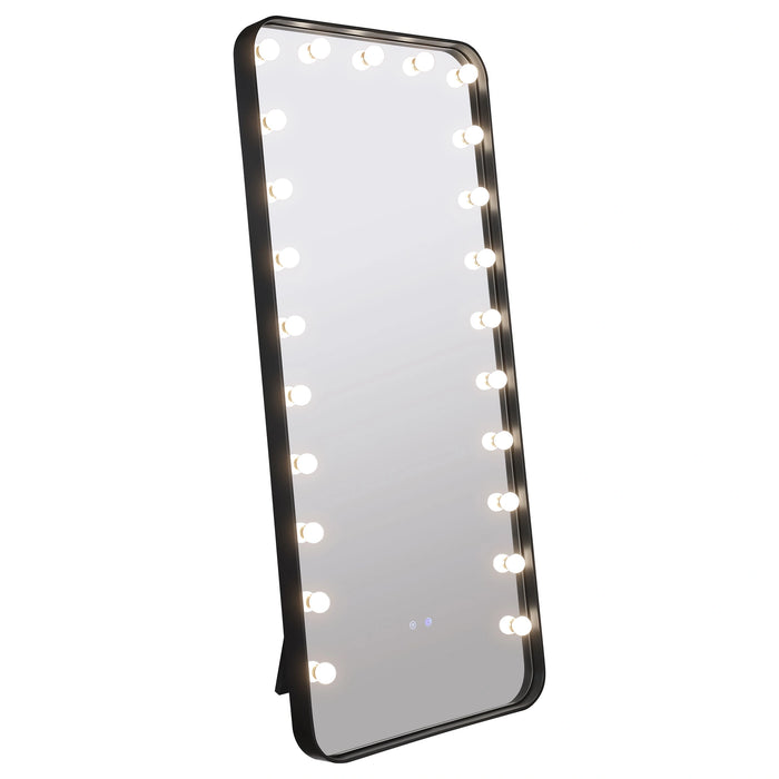 Canton Standing Mirror with LED Lighting and Bluetooth Speaker