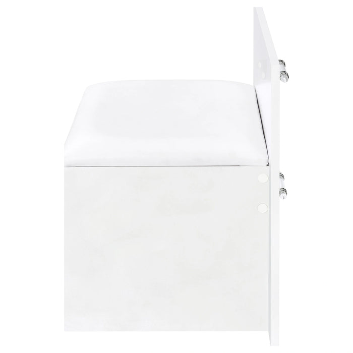 Flora Makeup Vanity Table with LED Mirror and Stool