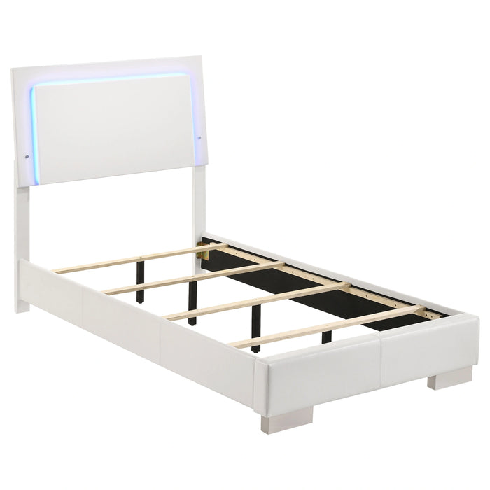 Felicity Panel Bed with LED Lighting