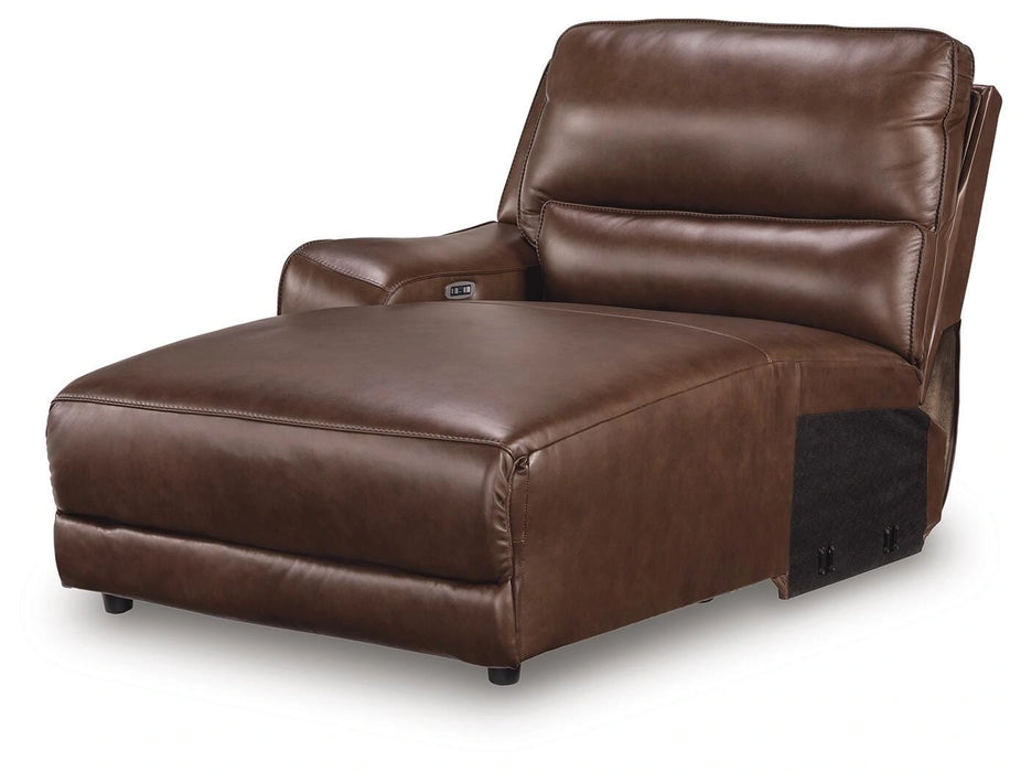DeepWakes Power Reclining Sectional with Chaise