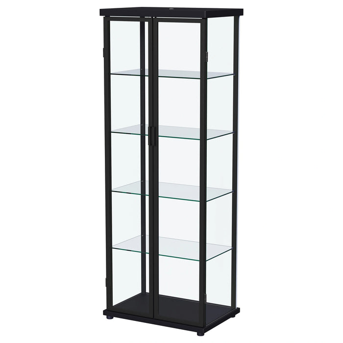 Aero Curio Cabinet with LED Lighting