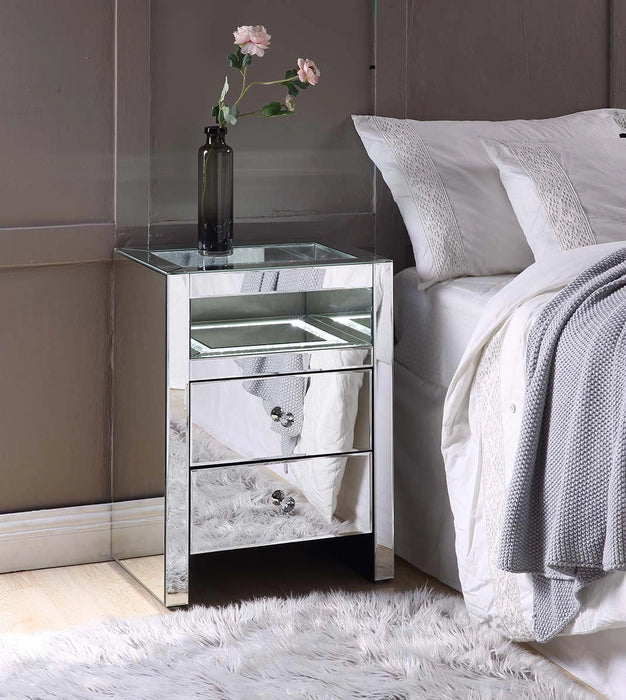 Malish Mirrored Accent Table (LED)