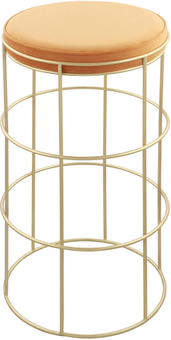 Rebar Mango Velvet Counter Stool