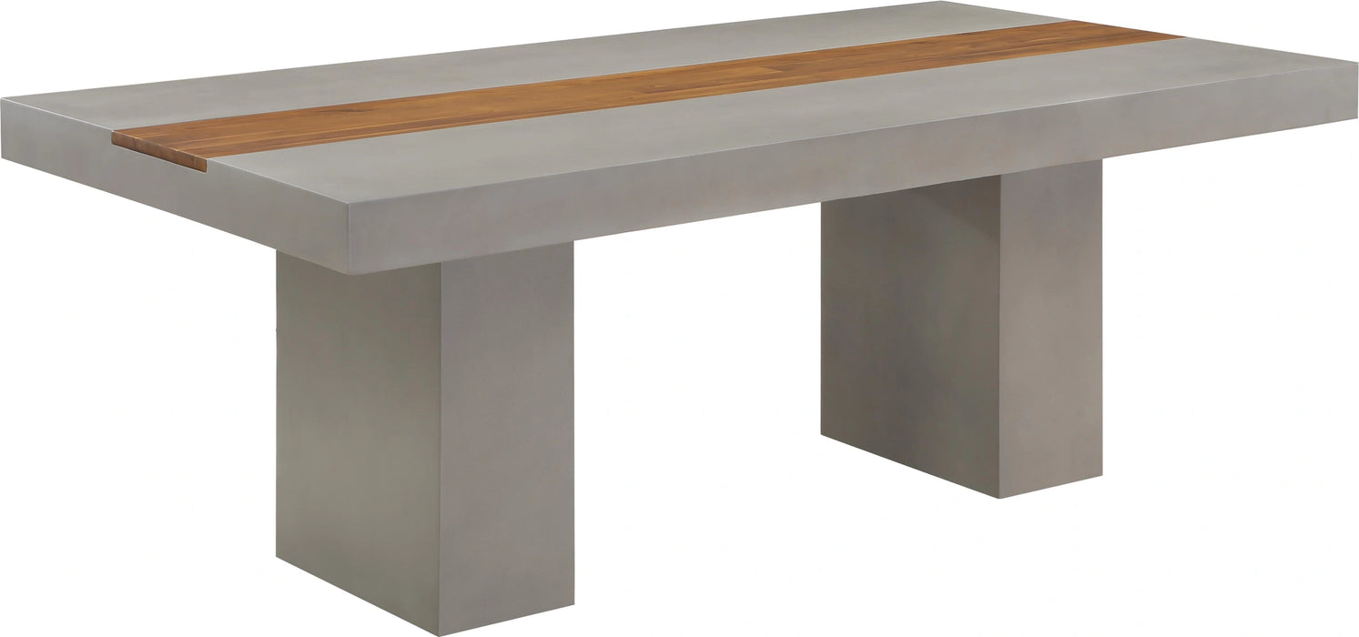 Rio Light Grey Concrete Cement Dining Table (3 Boxes)