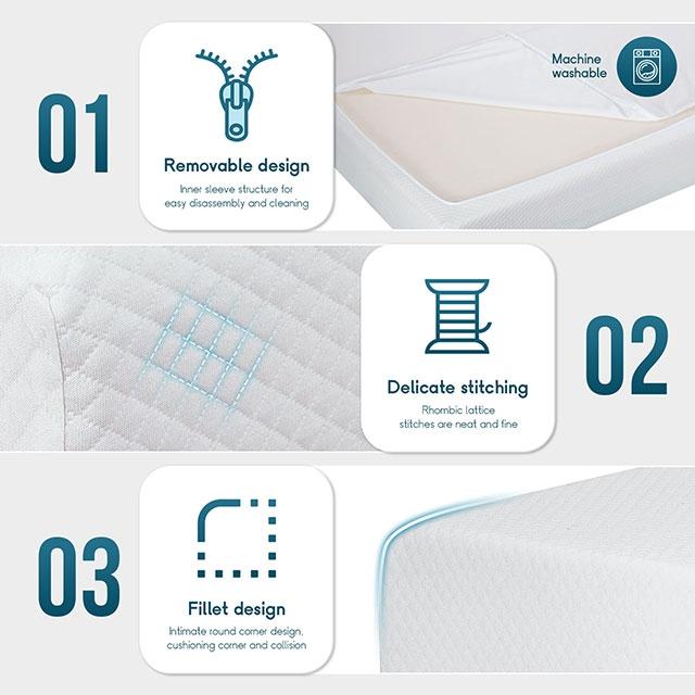 Artemisia 6" Full, Queen, & Twin Memory Foam Mattress
