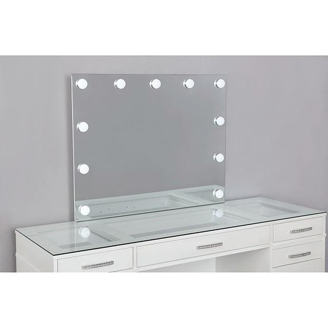 Valentina Vanity Set White & Dark Gray