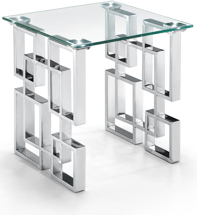 Alexis Chrome End Table