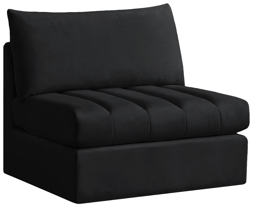 Jacob Black Velvet Armless