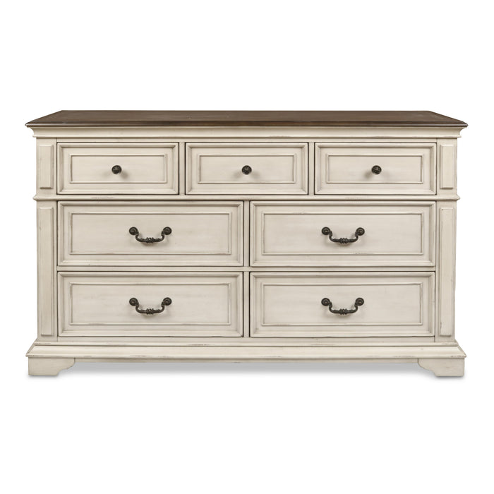 ANASTASIA DRESSER - ANT. WHITE