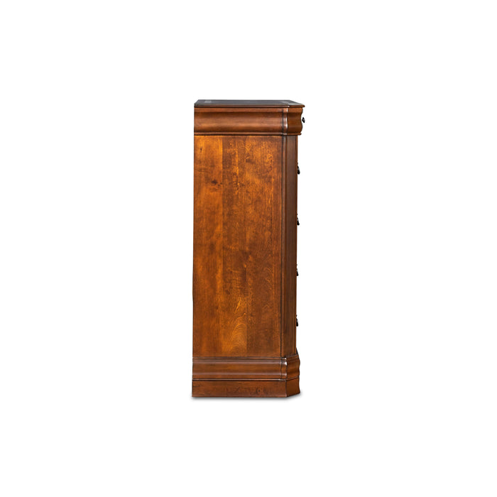 SHERIDAN CHEST- BURNISHED CHERRY