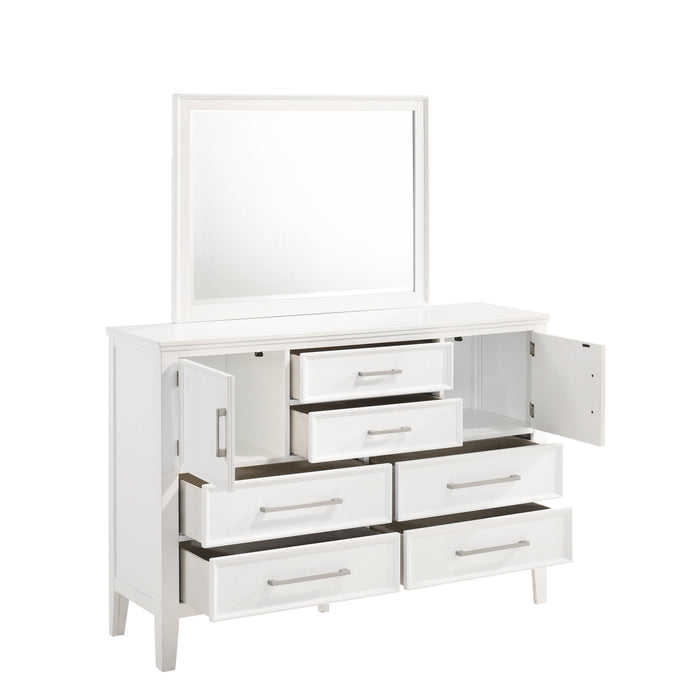 ANDOVER MIRROR-WHITE