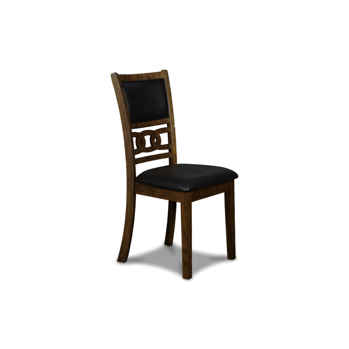 GIA 42" DINING DROP LEAF TABLE W/2 CHAIRS-BROWN