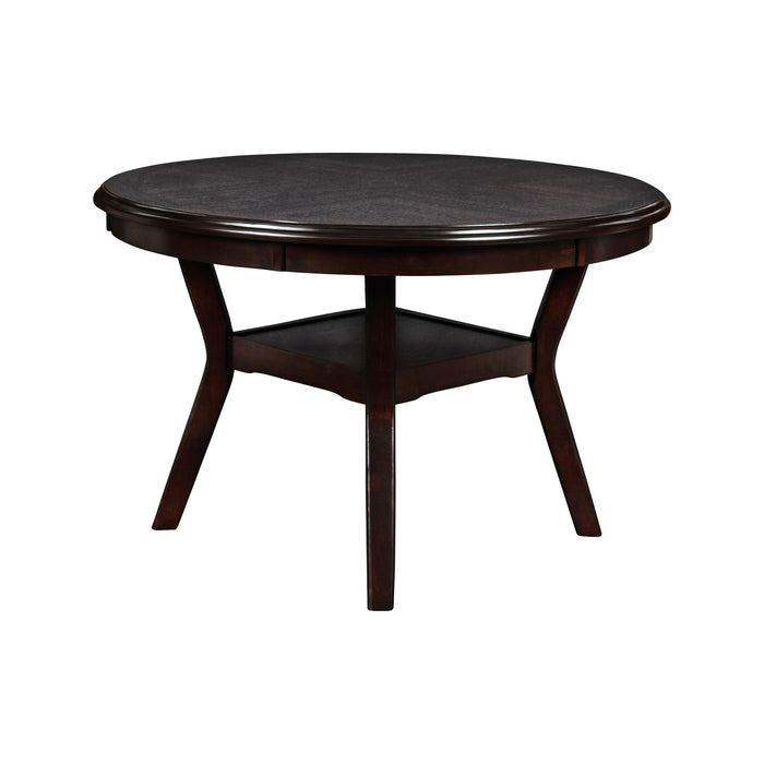 GIA ROUND DINING 5 PC SET-EBONY